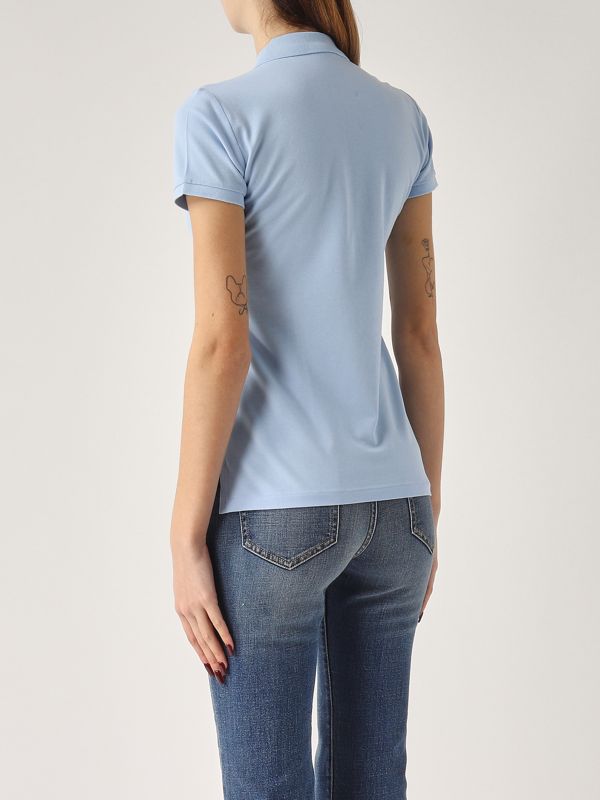 3. Polo donna in cotone piquet stretch Cielo Polo Ralph Lauren 211870245
