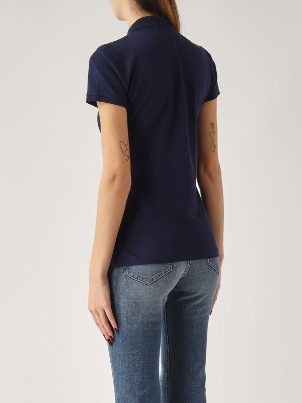 3. Polo donna in cotone piquet stretch Navy Polo Ralph Lauren 211870245