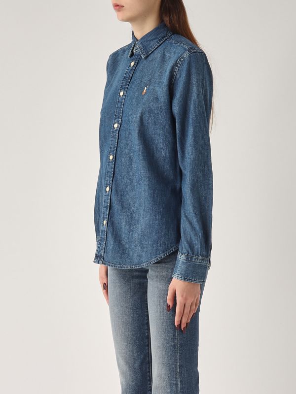2. Women's cotton shirt Dark Denim Polo Ralph Lauren 211969458