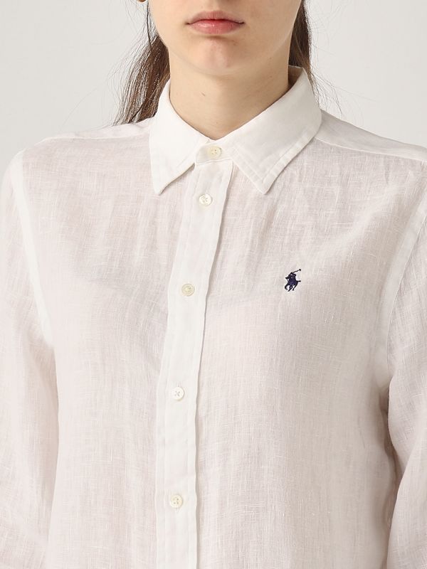 4. Women's linen shirt White Polo Ralph Lauren 211970730