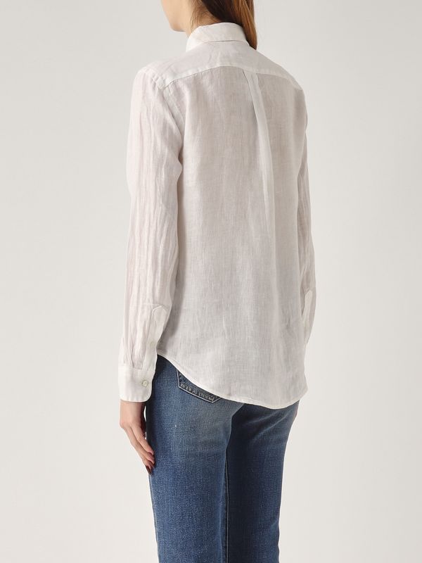 3. Women's linen shirt White Polo Ralph Lauren 211970730