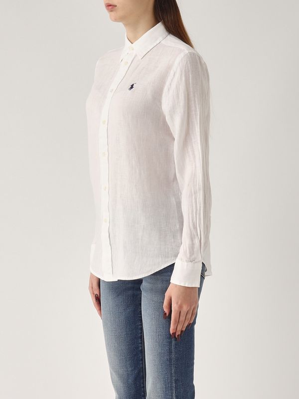2. Women's linen shirt White Polo Ralph Lauren 211970730