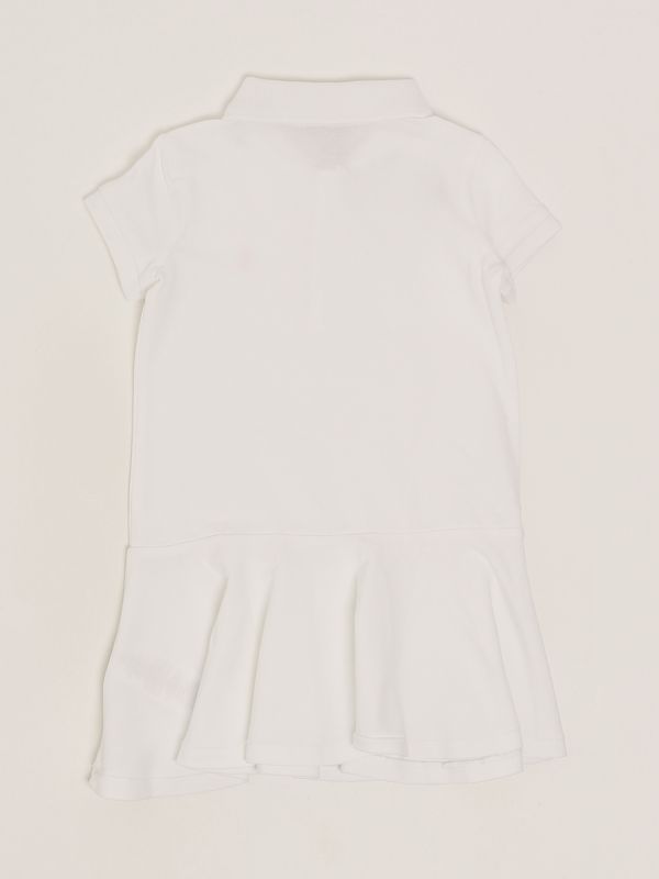 2. Vestido para niña de algodón elástico Blanco Polo Ralph Lauren 312624740