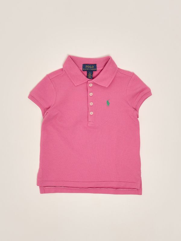 1. Poloshirt aus Stretch-Baumwolle für Mädchen Rosa Polo Ralph Lauren 312698589