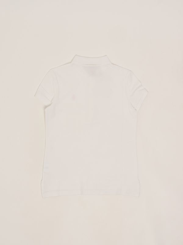 2. Girl's stretch cotton polo shirt White Polo Ralph Lauren 313573242