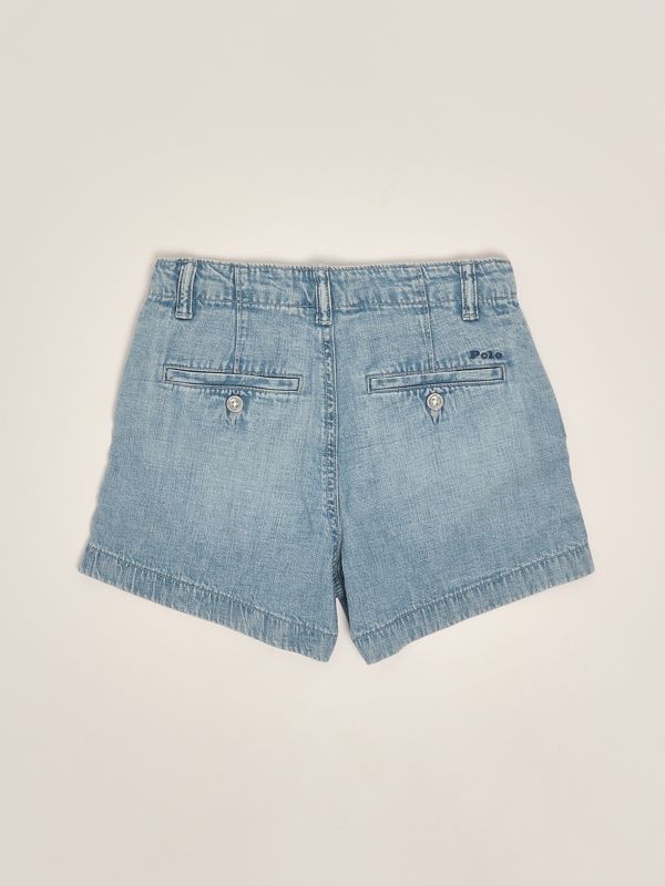 2. Shorts de algodón para niña Denim Claro Polo Ralph Lauren 313964507