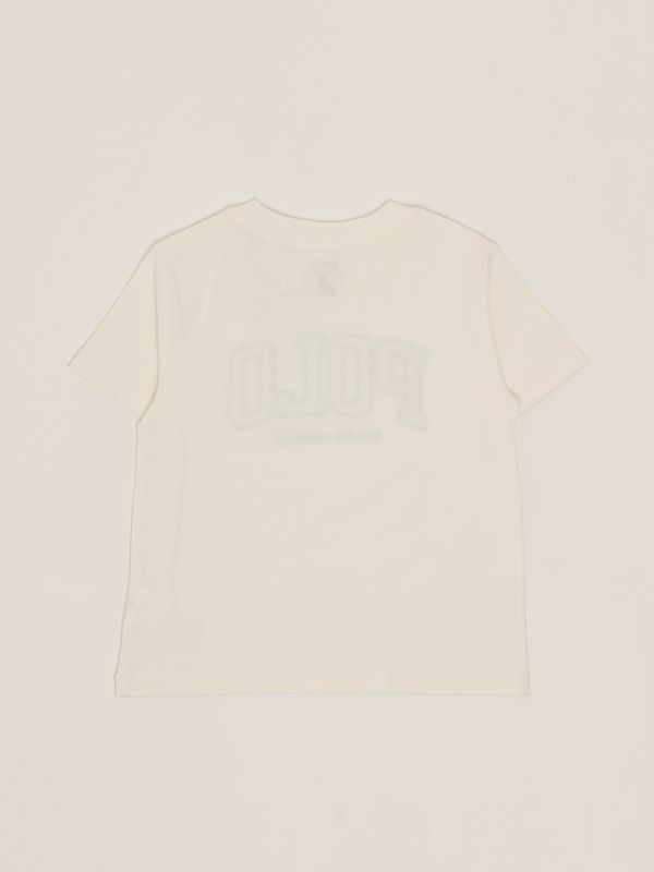 2. Cotton baby T-shirt White Polo Ralph Lauren 322965824