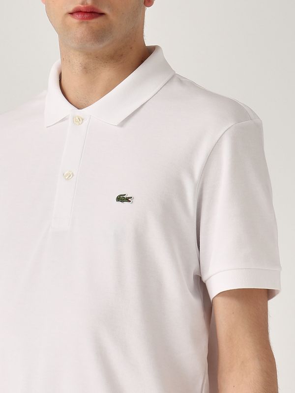 4. Pima cotton polo shirt for men White Lacoste dh2050