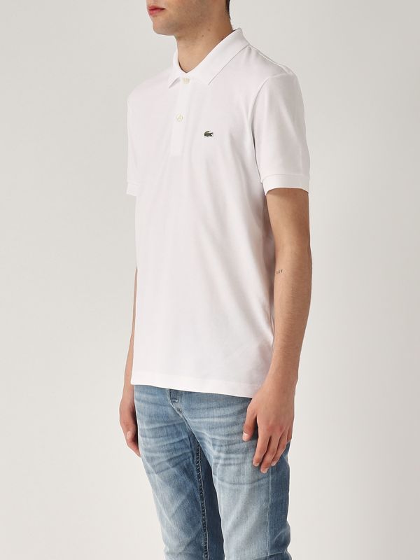 2. Pima cotton polo shirt for men White Lacoste dh2050