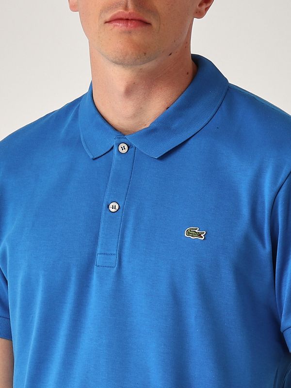 4. Pima cotton polo shirt for men Royal Blue Lacoste dh2050