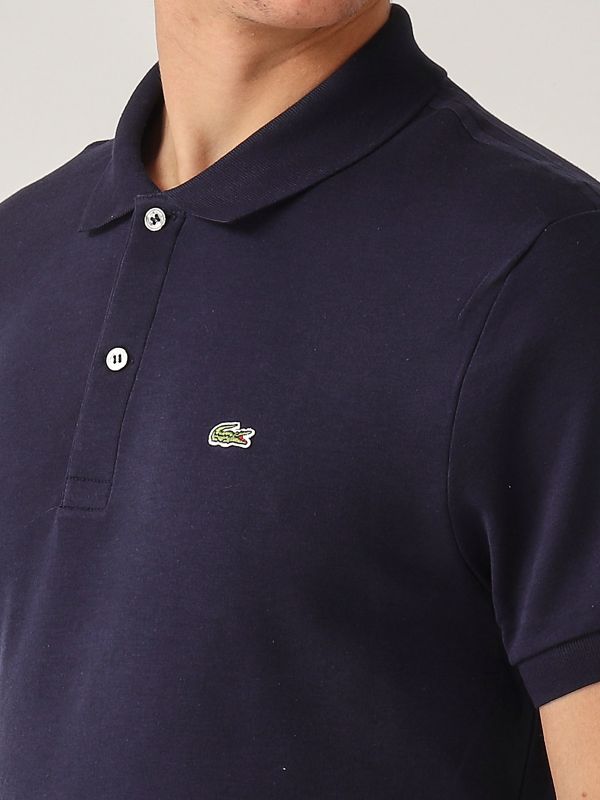 4. Pima cotton polo shirt for men Navy Lacoste dh2050