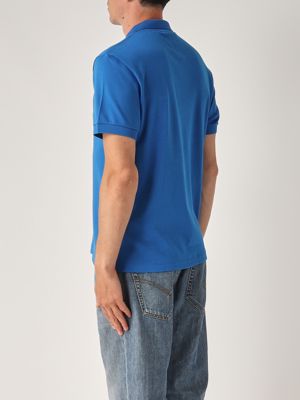 3. Pima cotton polo shirt for men Royal Blue