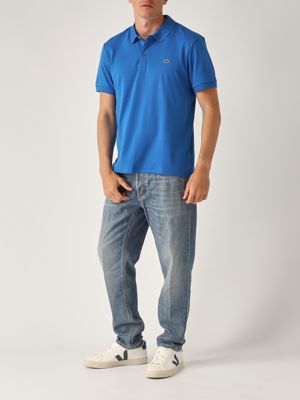 5. Pima cotton polo shirt for men Royal Blue