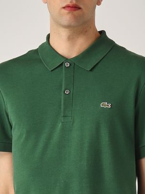 4. Pima cotton polo shirt for men Green Forest