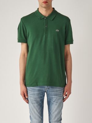 1. Pima cotton polo shirt for men Green Forest
