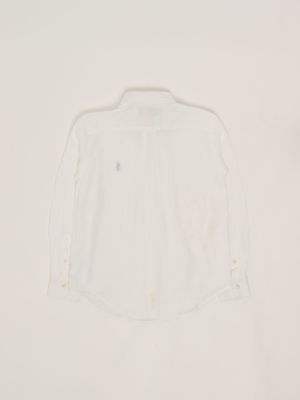 2. Linen baby shirt White