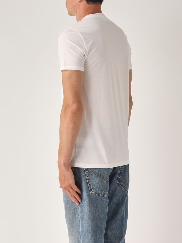 3. Pima Cotton T-shirt for men White Lacoste th6709