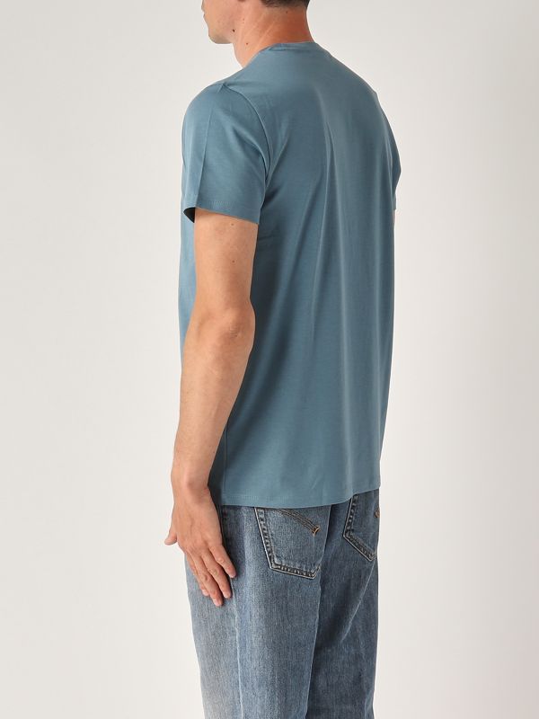 3. Pima Cotton T-shirt for men Sugarloaf Paper Lacoste th6709