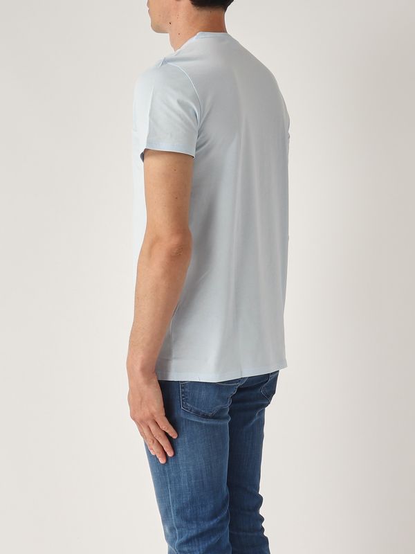 3. Pima Cotton T-shirt for men Sky Lacoste th6709