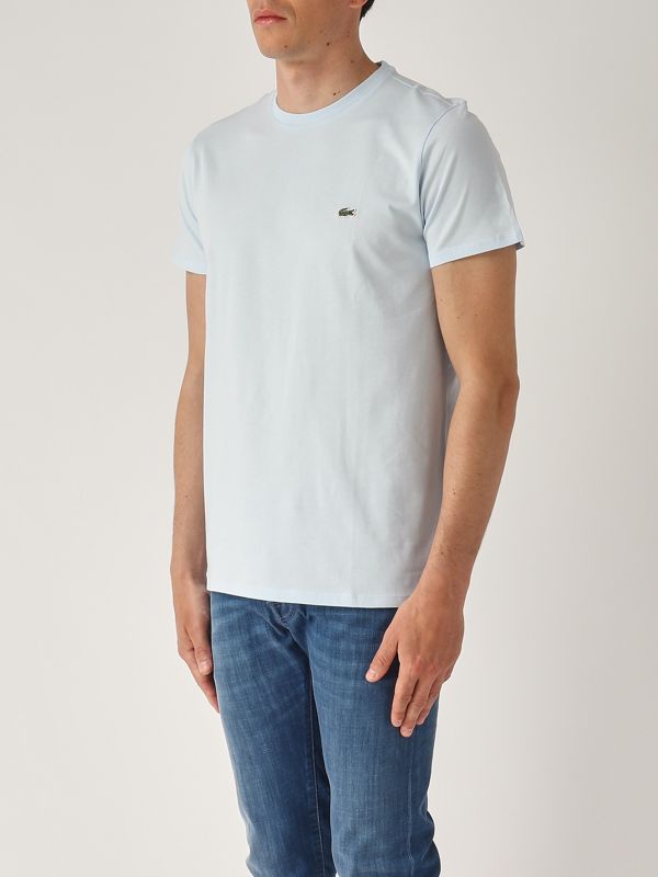 2. Pima Cotton T-shirt for men Sky Lacoste th6709