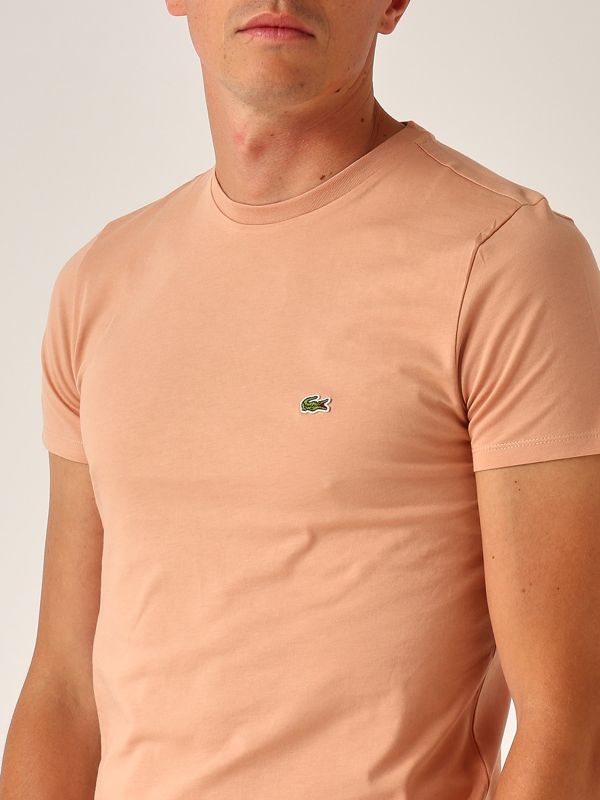 4. Pima Cotton T-shirt for men Powder Lacoste th6709