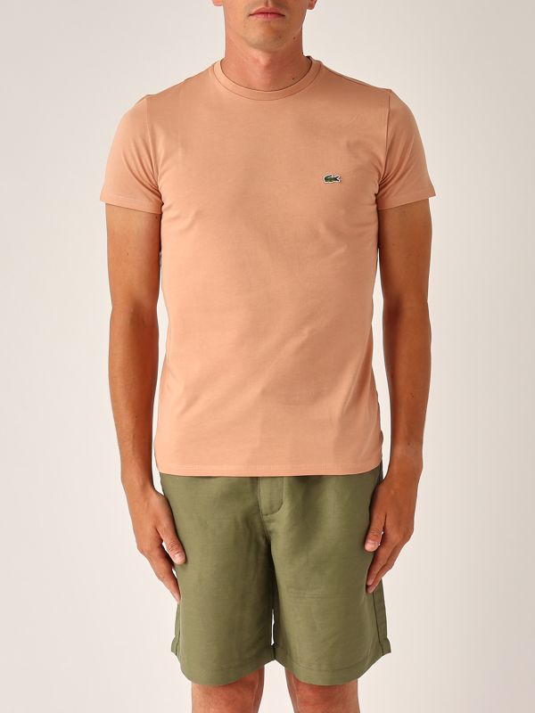1. Pima Cotton T-shirt for men Powder Lacoste th6709