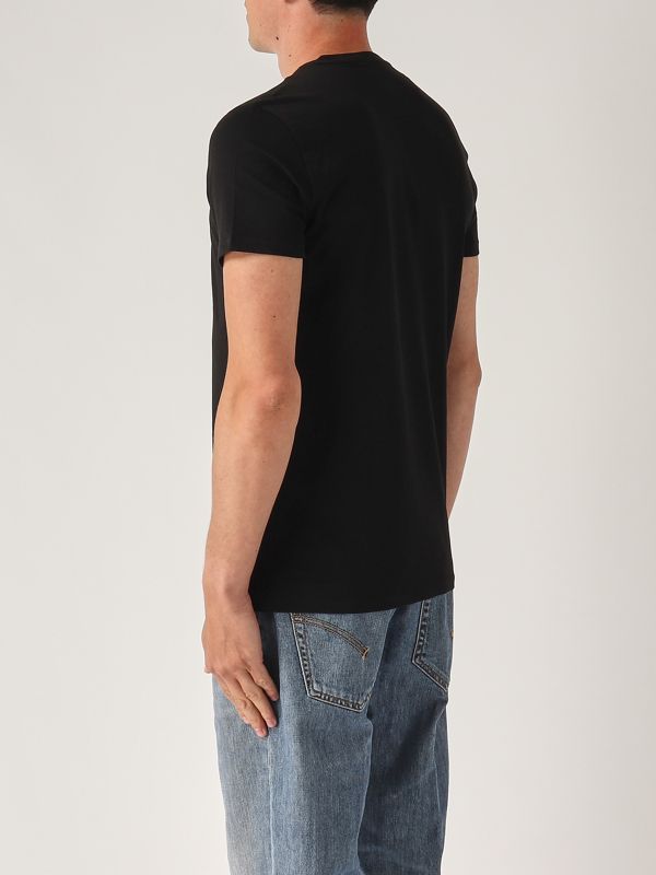 3. Pima Cotton T-shirt for men Black Lacoste th6709