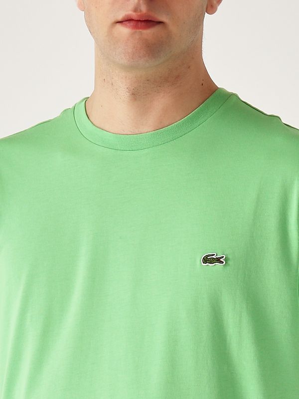 4. Pima Cotton T-shirt for men Light green Lacoste th6709