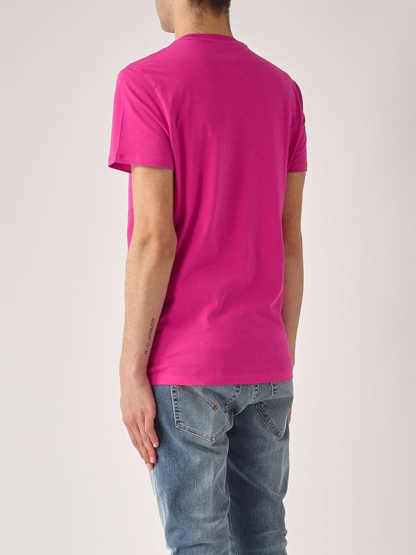 T-shirt de corte clásico con logo distintivo T-shirt de corte clásico con logo distintivo