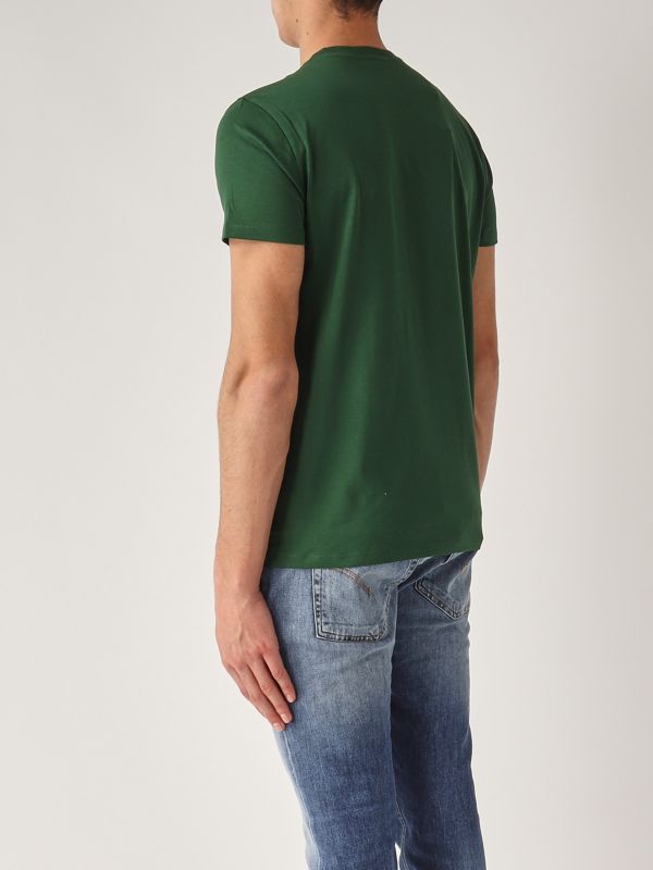 3. Pima Cotton T-shirt for men Green Lacoste th6709