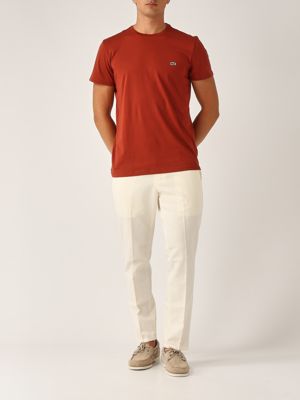 5. Pima Cotton T-shirt for men Rust
