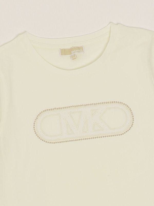 3. Stretch cotton T-shirt for girls Off-white Michael Kors r30318