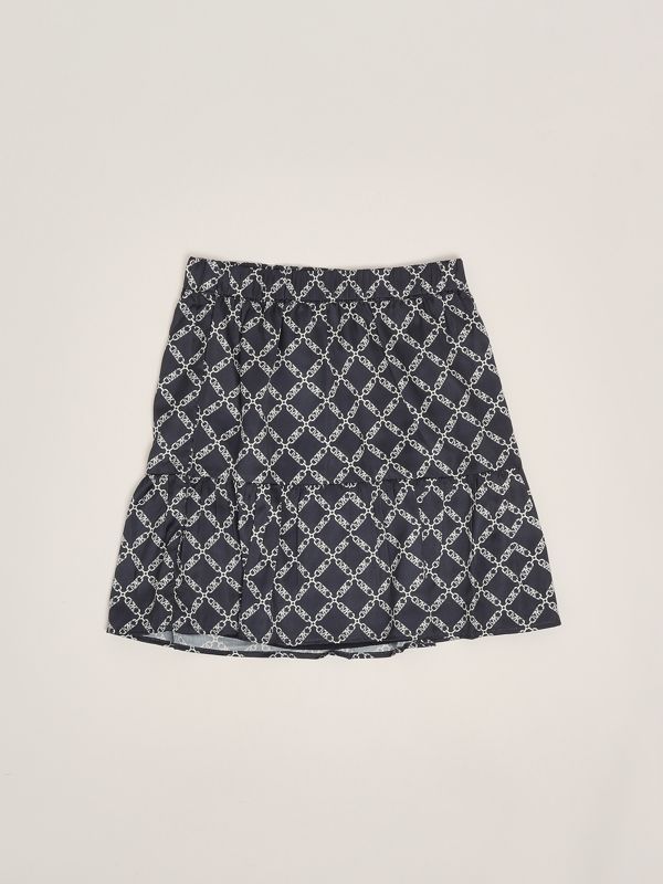 1. Satin baby girl skirt Blue-White Michael Kors r30339