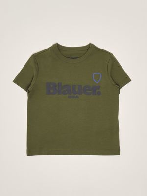 Balmain cotton T-shirt with logo print for boys bu8p61z1751