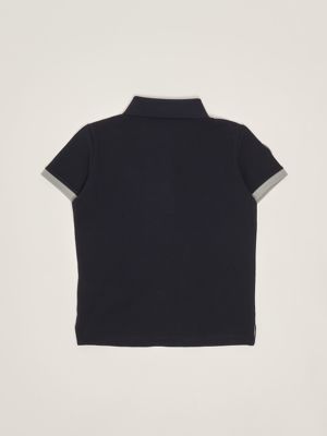 2. Polo bambino in cotone stretch Blu