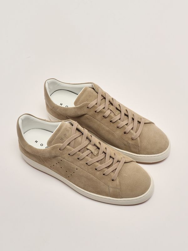2. Sneakers uomo H672 in suede Sabbia Hogan hxm6720fl62qi9