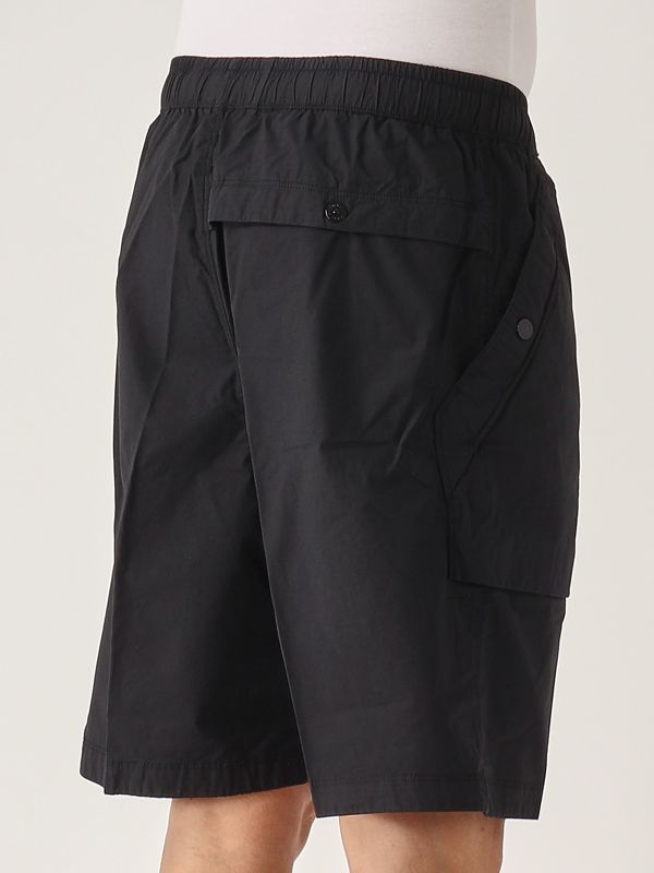 Stone Island Men's stretch cotton bermuda shorts - Black