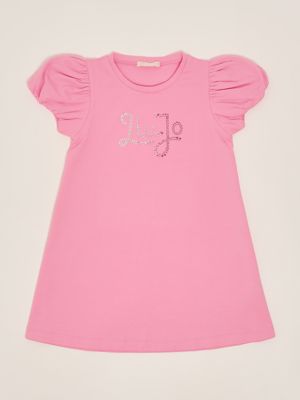 Dolce & Gabbana stretch fabric dress for girls l5jdz2fsg85
