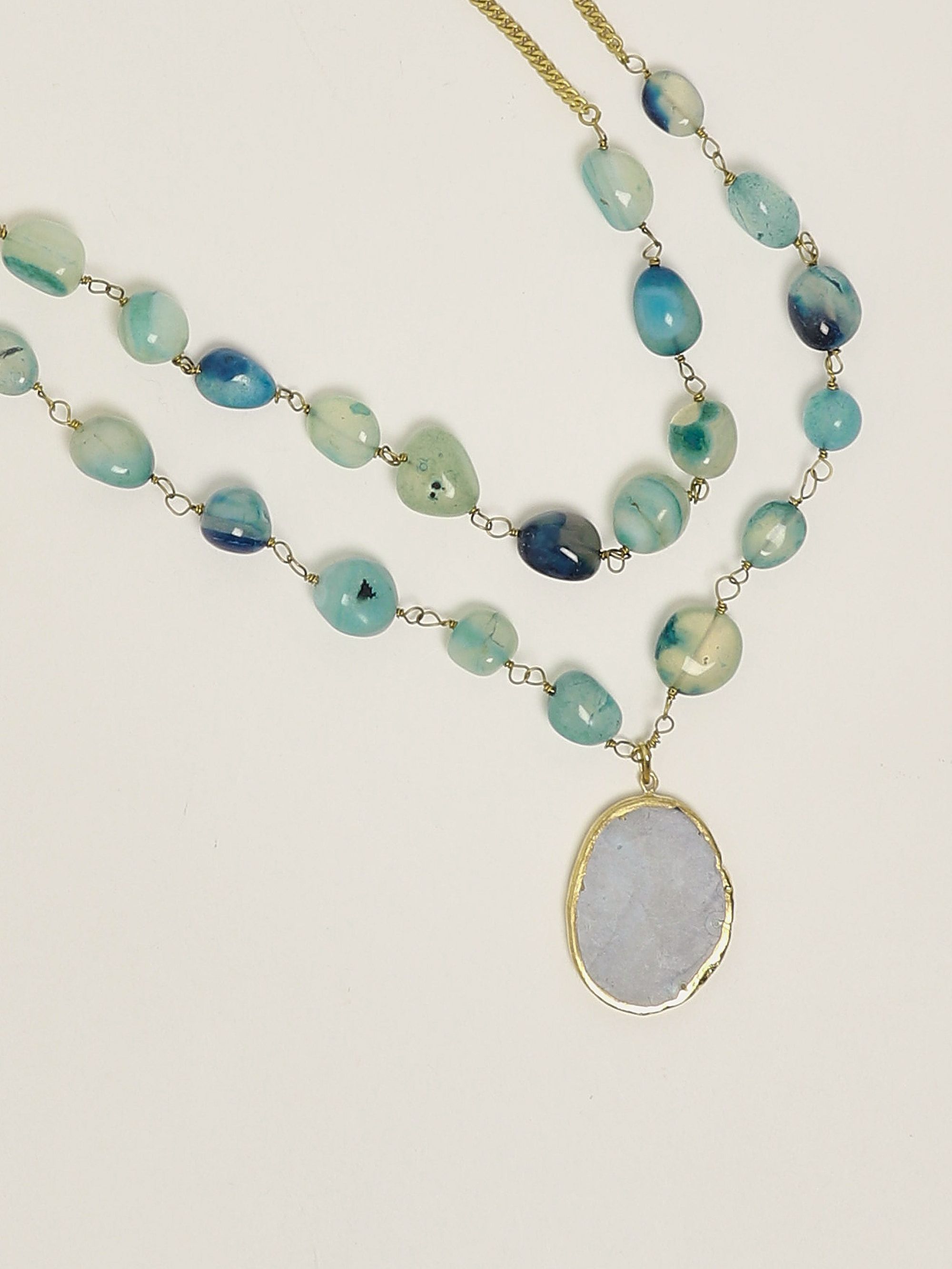 Collana Bijoux 4 Fili Pietre Color | Re Artù Gioielli - Foto 9