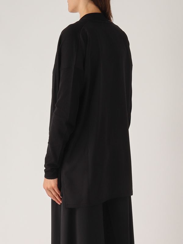3. Cardigan donna in seta e cotone Nero Maliparmi jn368478074