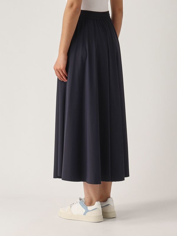 【送料&関税込】Herno Nylon Skirt Trousers Women's light nylon skirt gn000007d12431sz Navy Blue