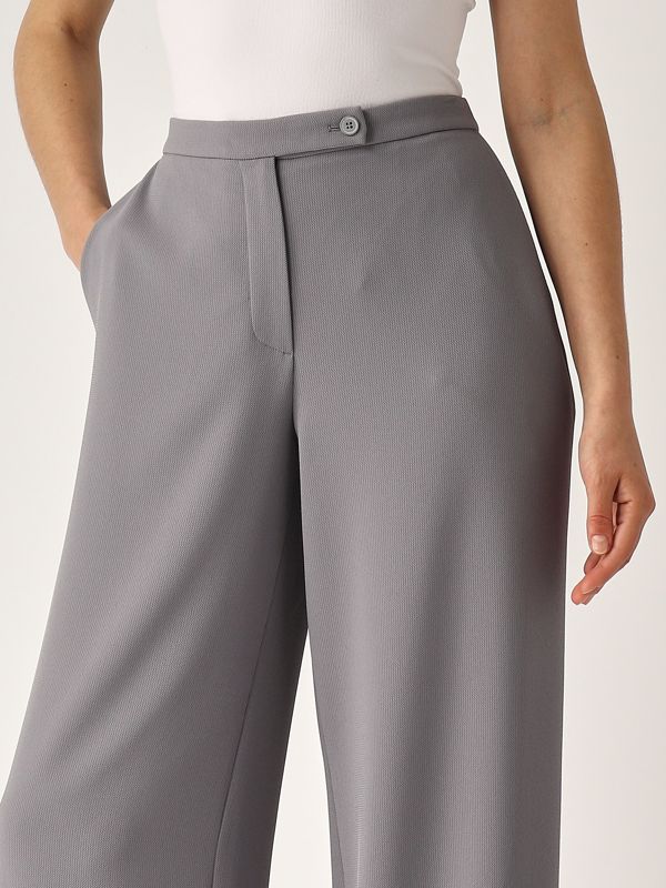 パンツ EMPORIO ARMANI Woman Pants Grey EW001145AF10206 U8011 donna-abbigliamento-pantaloni-