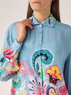 4. Chemise en viscose pour femme Multicolore