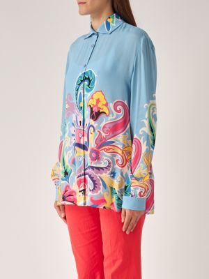 2. Chemise en viscose pour femme Multicolore