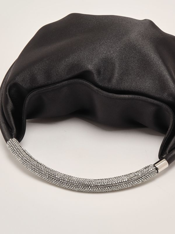 4. Borsa donna Mercury in raso Nero Twentyfourhaitch lb1206