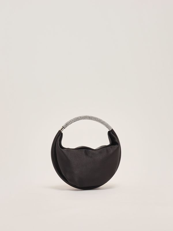 2. Borsa donna Mercury in raso Nero Twentyfourhaitch lb1206
