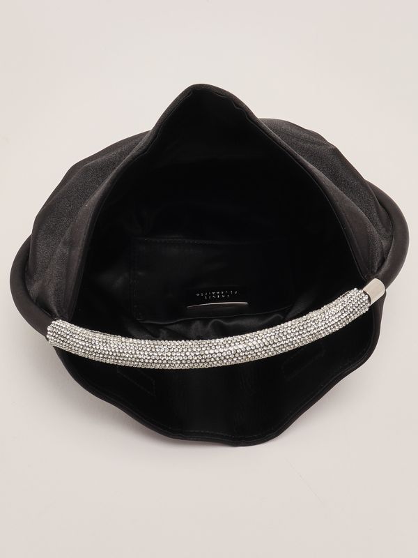 3. Borsa donna Mercury in raso Nero Twentyfourhaitch lb1206