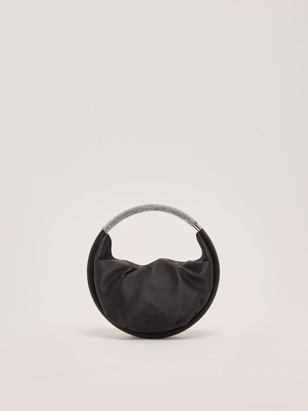 1. Borsa donna Mercury in raso Nero Twentyfourhaitch lb1206