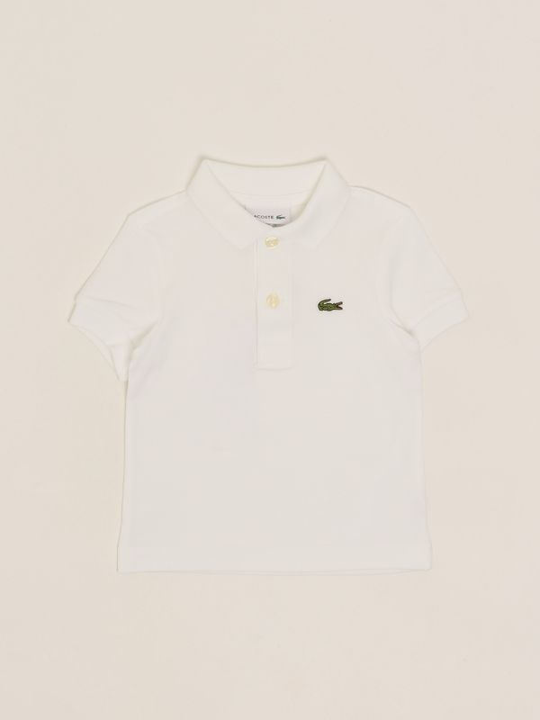 Boy's cotton pique polo shirt pj2909 White