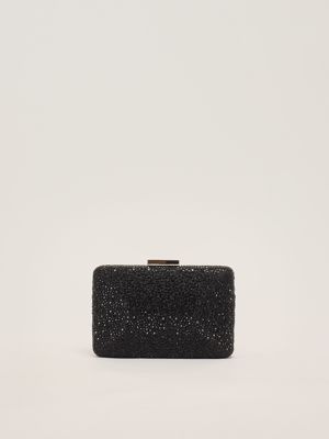 Borsa donna Niger con strass Nero Twentyfourhaitch